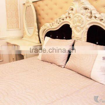 NEW STYLE 2015 ! HAND EMBROIDERED BLANKET WITH PILLOW CASES, SOFT, BREATHABLE WITH ELEGANT DESIGNS AND COLORS photo-3