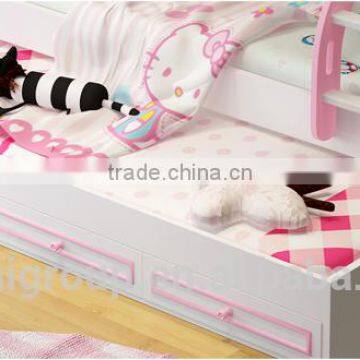 Color Life Mini Children Kid Bed Furniture Wooden Bunk Bed Set for Twins Bedroom Room photo-5