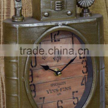 COOPER METAL LIDHTER SHAPE TABLE TOP CLOCK