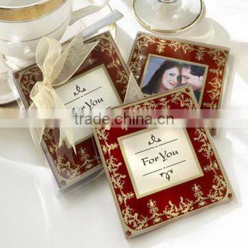 Glass Material Table Decoration&Accessories Type Glass Coasters photo-4