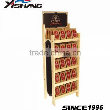 OEM ODM custom display rack fashion design wood supermarket display stand