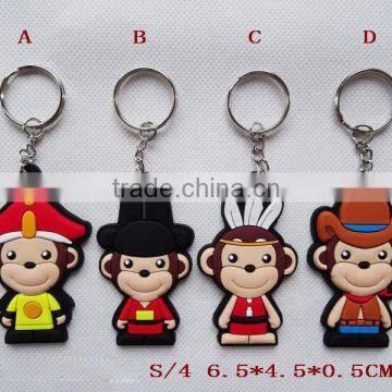 2016 russia monkey keychain for new year souvenir