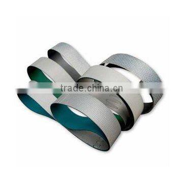 KMJ-2702 hot selling CBN and DIAMOND abrasive sanding belts for steel ,alloy