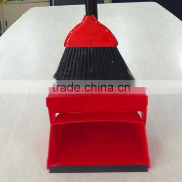 high quality lobby folding angle broom and dustpan, broom dustpan,lobby dustpan with broom