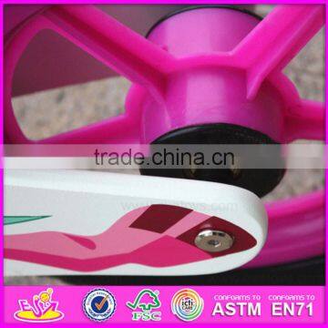 2016 High Quality Pink Baby Wooden Toy Bike W16C126-M photo-6