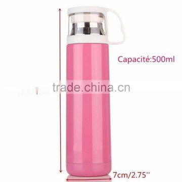 Pink Stainless Steel JAZZ Vacuum Cup With Buckle Plug photo-4