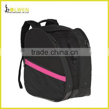 Super Tough Water Resistant Skating Bag, Lightweight Ice Skating Bag for Girls, 600D Roomy Ski Boot Bag With Shoe Pocket