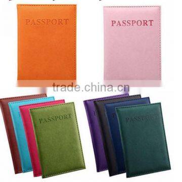 New Universal Womens Mens PU Leather Passport Holder Cover Ticket Protector Case