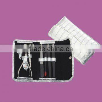 7pcs Cute Manicure Set With pu Case
