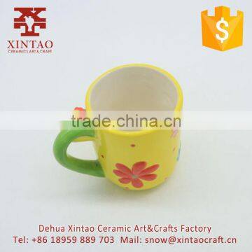 Ceramic Mug/ Tea Cup/ Lovely Yellow Cock Cup Wholesale Factory Handmade Art Craft OEM Design photo-2