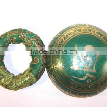High Quality Colored Handmade in Nepal Meditation Singing Bowl photo-4