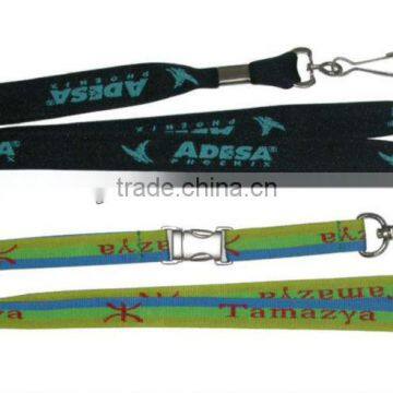 Polyester jacquard cell phone lanyards