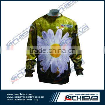 2015 Wholesale fashional design sublimation crewneck custom all over print sweatshirt