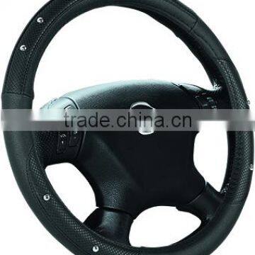 Fantastic Good Quality Suave PU car steering wheel cover