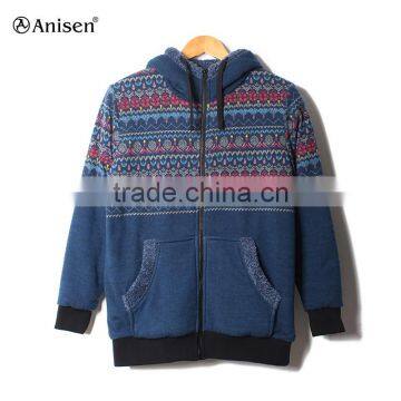 oem factory wholesale women printing fleece jacket