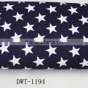 Fashion Lady Latest Cotton Canvas Print Dog Animal Star Wallet photo-4