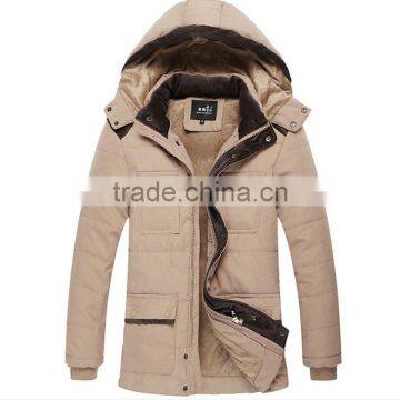 MSW0034 2016 new winter fashion men's comfort cotton Metrosexual hooded casual padded jacket