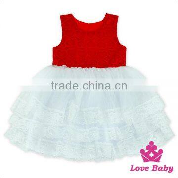 Summer 1 Year Infant Clothes Hot Pink Sleeveless Design Birthday Princess Baby Girl PomPom Tutu Dress photo-6