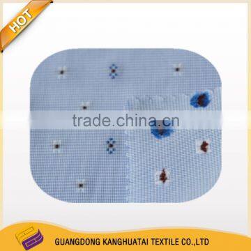 100% Yarn Dyed Flower Machines Embrodery Cotton Fabric