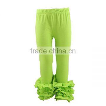 Wholesale Girls Boutique Ruffle Icing Leggings Pants Girls Kids Baby Toddler Spring Wear Valentine Icing Pants photo-5