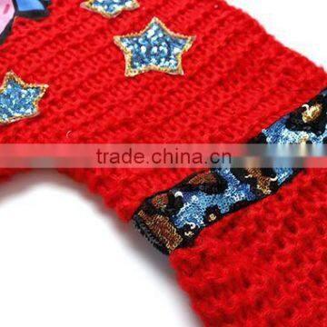 M1212 Runwaylover 2016 Latest Design Fashion Ladies Sequin Cartoon Girl Star Pattern Knitted Sweater photo-6