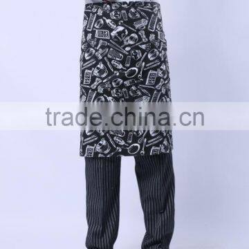Juqian Factory Price Cheap Bulk Kinds Cotton Kitchen Hotel Chef Uniform Apron Designs photo-5
