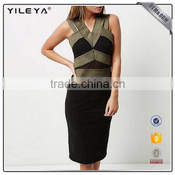 Elegant Ladies Sleeveless Pencil Dress,sleeveless Pencil Dress Knee Length,ladies Pencil Dresses photo-3