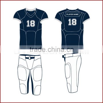 American Football Uniform navy blue wholesale price