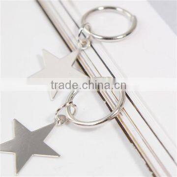 Zinc Based Alloy Hair Accessories Findings Pentagram Star Antique Silver Hairpin For Women photo-2