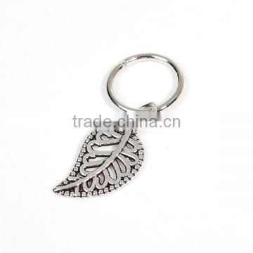 Zinc Based Alloy Hair Accessories Findings Leaf Antique Silver Decorative Headwear