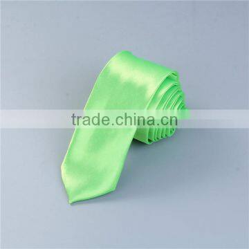 Polyester Necktie Neon Green Necktie Custom photo-3
