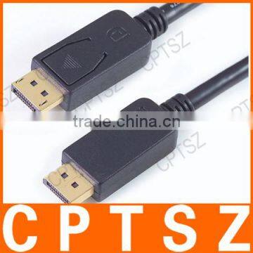 10 m Cable HD Line of High-end 24K Gold Plated Head DP Male to Male Line photo-3