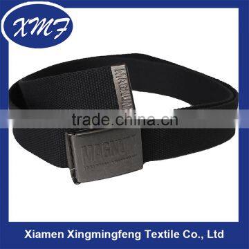 Hot Sale Custom Cotton Web belt Slider Buckle Fabric Belt for men