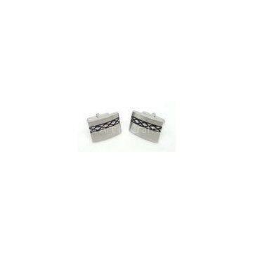 Original Mens Fashion Stainless Steel Cufflinks / Promotion Gifts