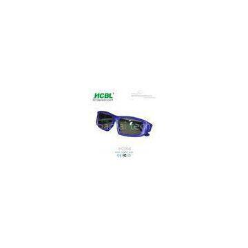 Purple Recyclable Amusement Park Glasses Circular Polarized For 3D Motion Pictures