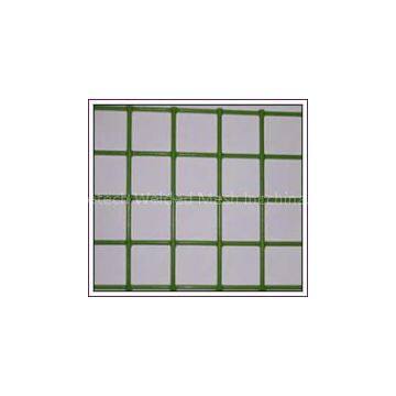 Vinyl Coated Welded Wire Mesh Panels for Plant Supports and Tree Guard Barriers. Wire Materials, Coating Layers and Mesh Sizes.