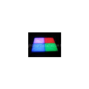 Night Club Rgb Color Changing Led Dancing Floor High Brightness 100 * 100 * 15 cm