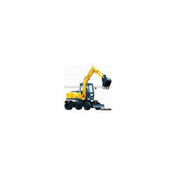 JG608C wheeled model 360-degree entire rotation hydraulic excavator