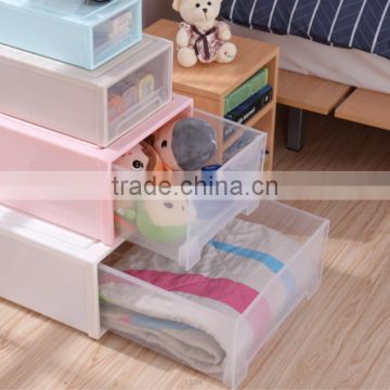 plastic storage wholesale storage drawer cabinet with wheel for kids