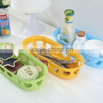 PP Plastic cheap plastic colored storage baskets