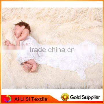 Hand Knit Baby Lace Stretch Wrap Photography Prop Newborn Baby Lace Clothing Baby Photography Props photo-3