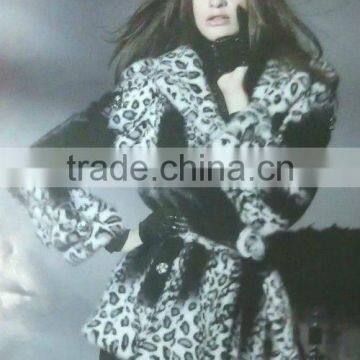 fashion lady fur fabric coat & jacket