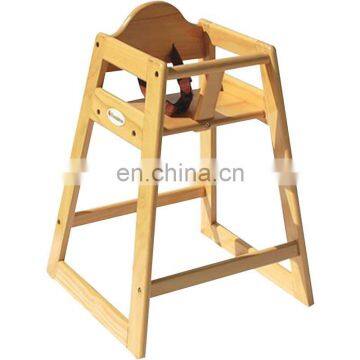 Wholesale wooden Children Restaurant 3 in 1 Baby Feeding High Chair