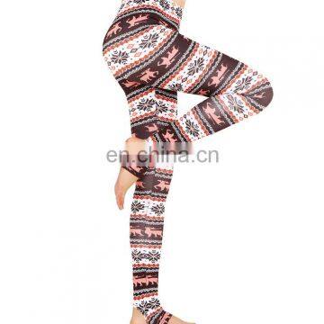 Hot Sale Fashion Custom Made Colorful Printed Sports Yoga Christmas Legging photo-2