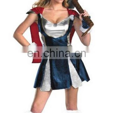 Cool Thor Girl Cosplay Costume Halloween costume Carnival costume Dress Ladies' Uniform AGC2035