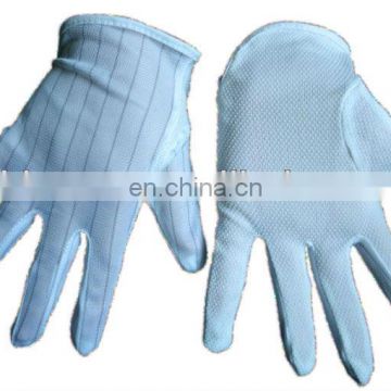 Big discount hot selling ESD PVC Dotting gloves