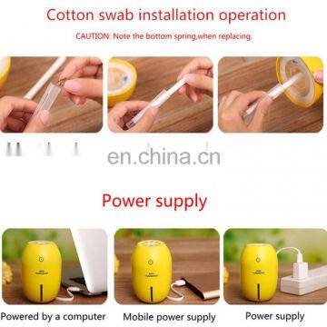 Cool Mist Humidifier 180ml Mini Portable Night Light Air Humidifier Office Home Car Desktop Humidifier for Baby Kids photo-4