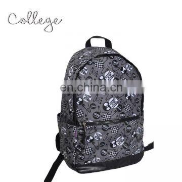 Promotional factory direct 300d/PU Polyester + PU Leather backpack