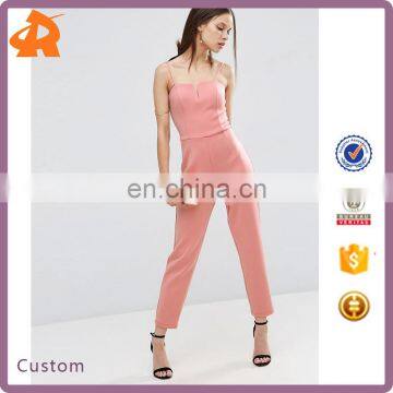 2016 Advance Fashion Ladies Jumpsuit with shoulder-straps Jump Suit For Women