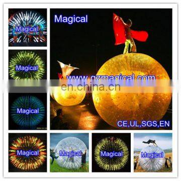 Glowing inflatable human balloon inflatable hamster zorb ball